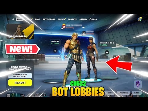 How To Get BOT LOBBIES In Fortnite Chapter 5 Season 2 (Bot Lobby Tutorial) UPDATED VIDEO
