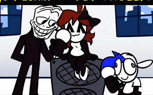 Friday Night Funkin' VS Trollface FULL WEEK Artstyle FNF Mod Troll_Troll face