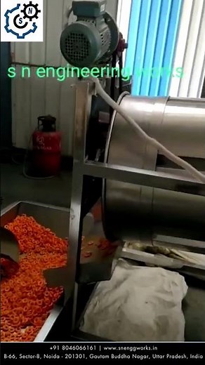 SN Engineering Works – Corn Puff & Snack Production Plant #india
