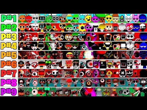 All Phases Together 1-9 - Incredibox Sprunki All in One