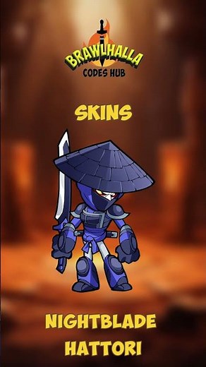 #Brawlhalla| Brawlhalla Codes| #steam #Nightblade Hattori Code #gaming #freecods #Brawlhallafreecode