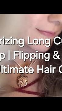 ❤️Mesmerizing Long Curly Hair Close-Up | Flipping & Swaying for Ultimate Hair Goals