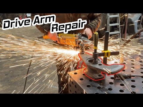 Fixing a Broken Stuffer Drive Arm | Massey Ferguson Baler Repair