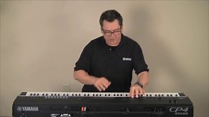 Watch Yamaha CP4 Stage Piano with Natural Wood Keys and Sustain Pedal on Amazon Live