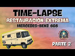 Renovación MB608 IMPACTANTE: la conversión a motorhome en cámara rápida. Parte 2