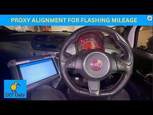 Fiat 500 Flashing mileage.. How to carry out Proxy alignment with Topdon Phoenix lite 3