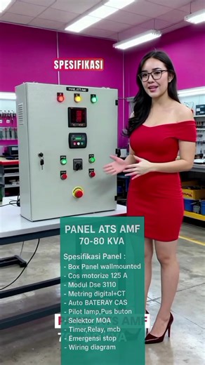 PANEL ATS AMF 70-80 KVA#panelatsamf #panelgenset #panelmaker