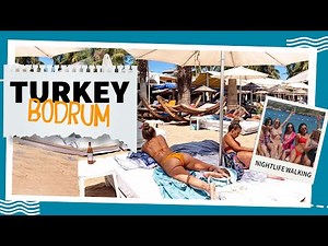 Bodrum Nightlife Walking Tour | Bazaar, Streets & Beach Vibes in 4K