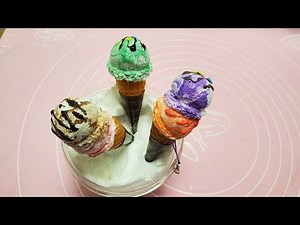 아이스크림 콘 만들기/천사점토/클레이아트