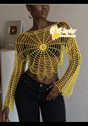 Crochet Spider Web Top Tutorial | Spider‑Web Crochet Top Pattern