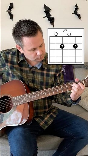 Learn to Play the A7 chord in 20 seconds!!