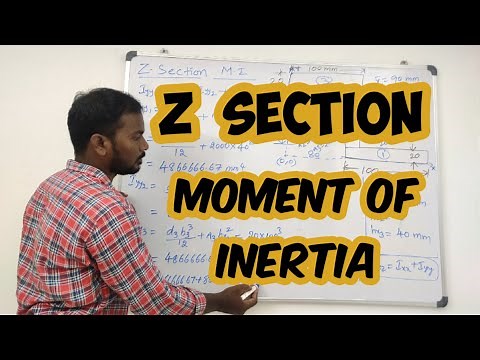 Moment of Inertia of Z Section : Engineering Mechanics