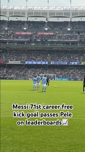 Messi goal 901 .. free kick 71 .. Inter Miami vs New-York City