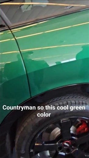 This Green Mini Cooper at the Pittsburgh Auto Show