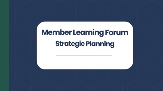March 31, 2026 - Member Learning Forum