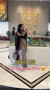 ASO in CSS-1st day in new office 😍 #minivlog #ssccgl