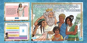 Guess the Ancient Greek Gods and Goddesses KS2 PowerPoint Game