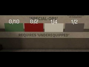 ROBLOX EXAMINATION HOW TO GET UNDEREQUIPPED EASILY IN LESS THAN 15 MINUTES