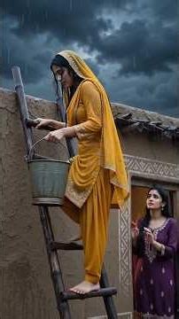 Rainstorm at Night 😱 | What happened When The Roof cracked?