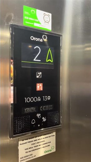 Orona #lift #elevator at Premier Inn Alfred Street Belfast #shorts