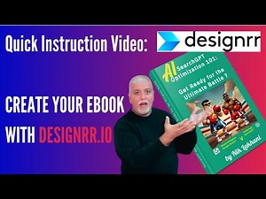 Quick Instruction Video: CREATE YOUR EBOOK WITH DESIGNRR.IO
