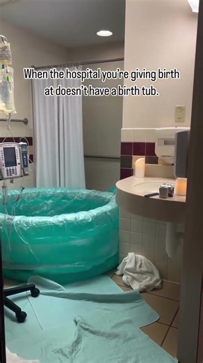 We Brought Our Own Birth Tub #birth #shortsviral #ytshorts #pregnancy