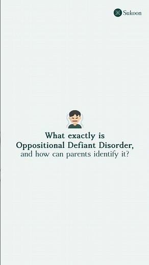 Oppositional Defiant Disorder in Children: Symptoms & Signs | Sukoon #shorts