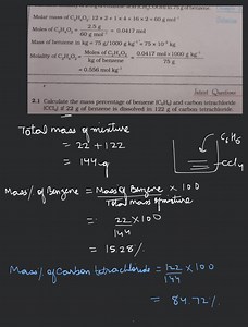 Molar mass of \mathrm{C}{2} \mathrm{H}{4} \mathrm{O}_{2}: 12 \t... | Filo