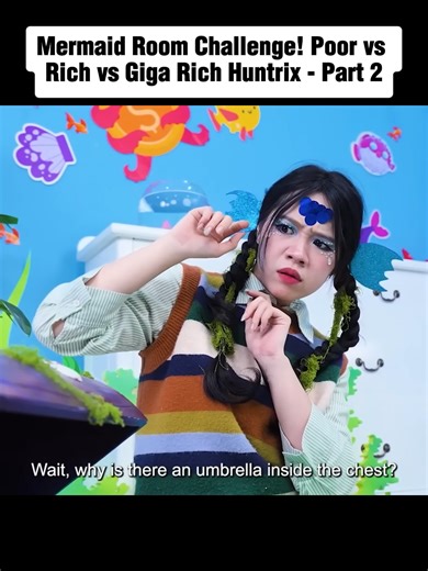 Mermaid Room Challenge: Poor vs Rich vs Giga Rich - Part 2