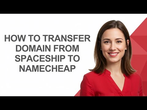 How To Transfer Domain From Spaceship To Namecheap - AshleyHowTo