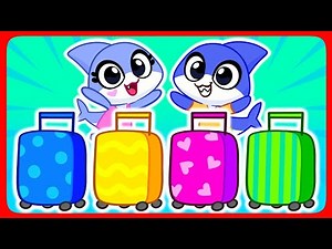 Airplane Luggage Fun | Airport Adventure ✈️ Funny Cartoons For Kids & Nursery Rhymes