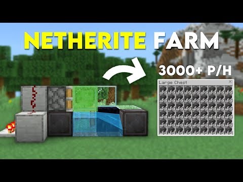 Minecraft Netherite Farm Tutorial in Minecraft Bedrock 1.21! 🤯
