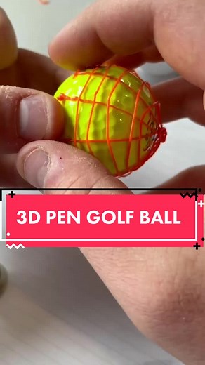 #golf #3dpen #stepbystep #DIY #fyp #foryou #golfball