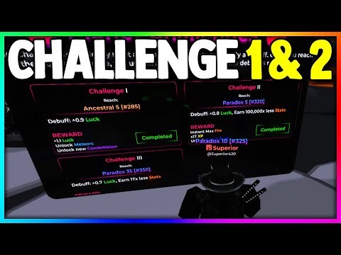 COMPLETING CHALLENGE 1 & 2 In Roblox Omega Rarities 2...