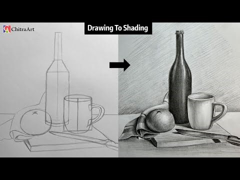 How To Draw Still Life with Pencil Shading Step By Step Drawing for Beginners | Object Drawing
