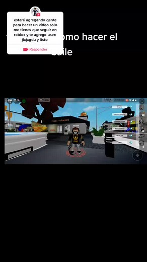 #Pregunta de @kevin_roblox_ff estaré agregando gente #viral #paratiii #parati #fyp #roblox #tiktok #Pregunta #baile