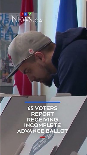 65 voters report receiving incomplete advance ballot