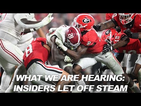 What We Are Hearing: UGA Insiders Let Off Steam After Loss to Alabama