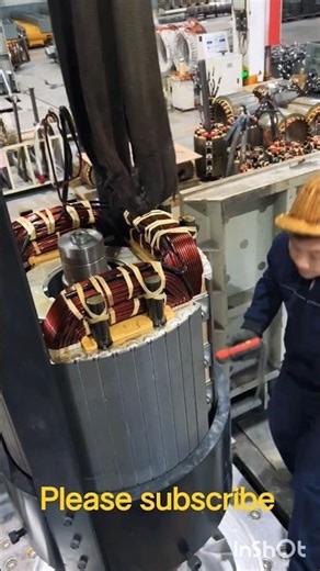 new rotor winding assembly prosess #trending #video #viral #factory #generator #subscribe #powerdg