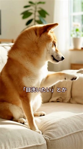 【犬も花粉症？】かゆくてもごはん優先な柴犬が可愛すぎた