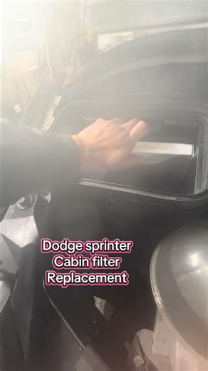 Sprinter cabin filter replacement #automobile #mechanic #mechaniclife #carpart #sprinter#fyp