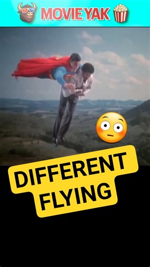 Why Superman Flying was DIFFERENT in Superman 3. #behindthescenes #superman #shorts