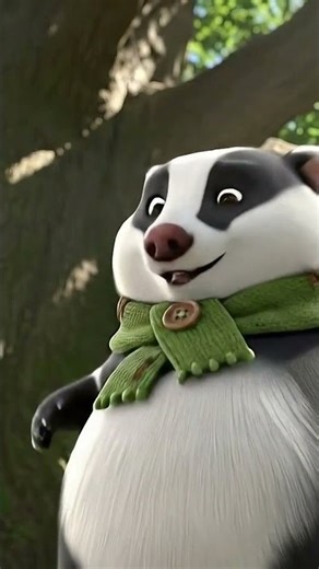 Fluffy Badger Having Fun! 💕