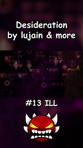 Desideration by lujain & more [Botted showcase] // ID: 133493855 TPS: 1666 Creators: Apocalipse, lujain and GMDRIKA List placement: n13 Impossible Levels List Botted by: Zillion Bot: Silicate Rendered by me #geometrydash #gd #showcase