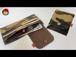 [Easy-to-use shape] How to make a bi-fold wallet