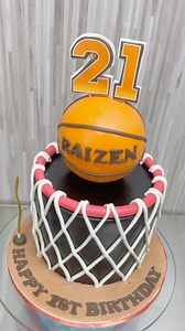 Basketball 🏀 Theme Cake | Full Fondant #BakersfieldWhippitParin #WhippitFondant 💚 | Dizon's Cake Corner