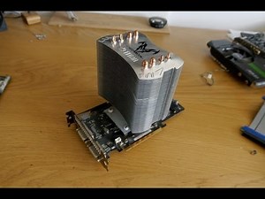 CPU cooler on GPU (INSANE temps!)