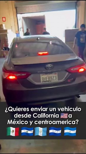 Envía tus Vehículos de California a México y Centroamérica