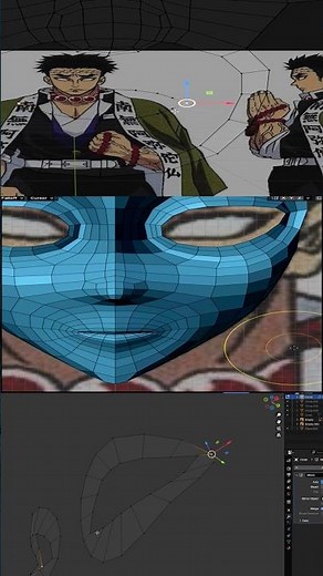 Create Your Own DEMON SLAYER 3D Model in Blender Now!