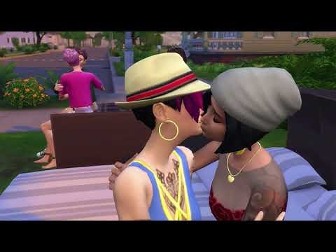 Sims 4 lesbians make out